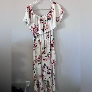 Mimi Chica Off Shoulder Floral Dress